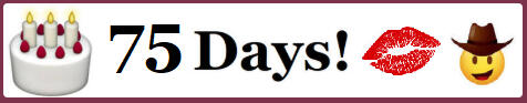 75 day to go!!